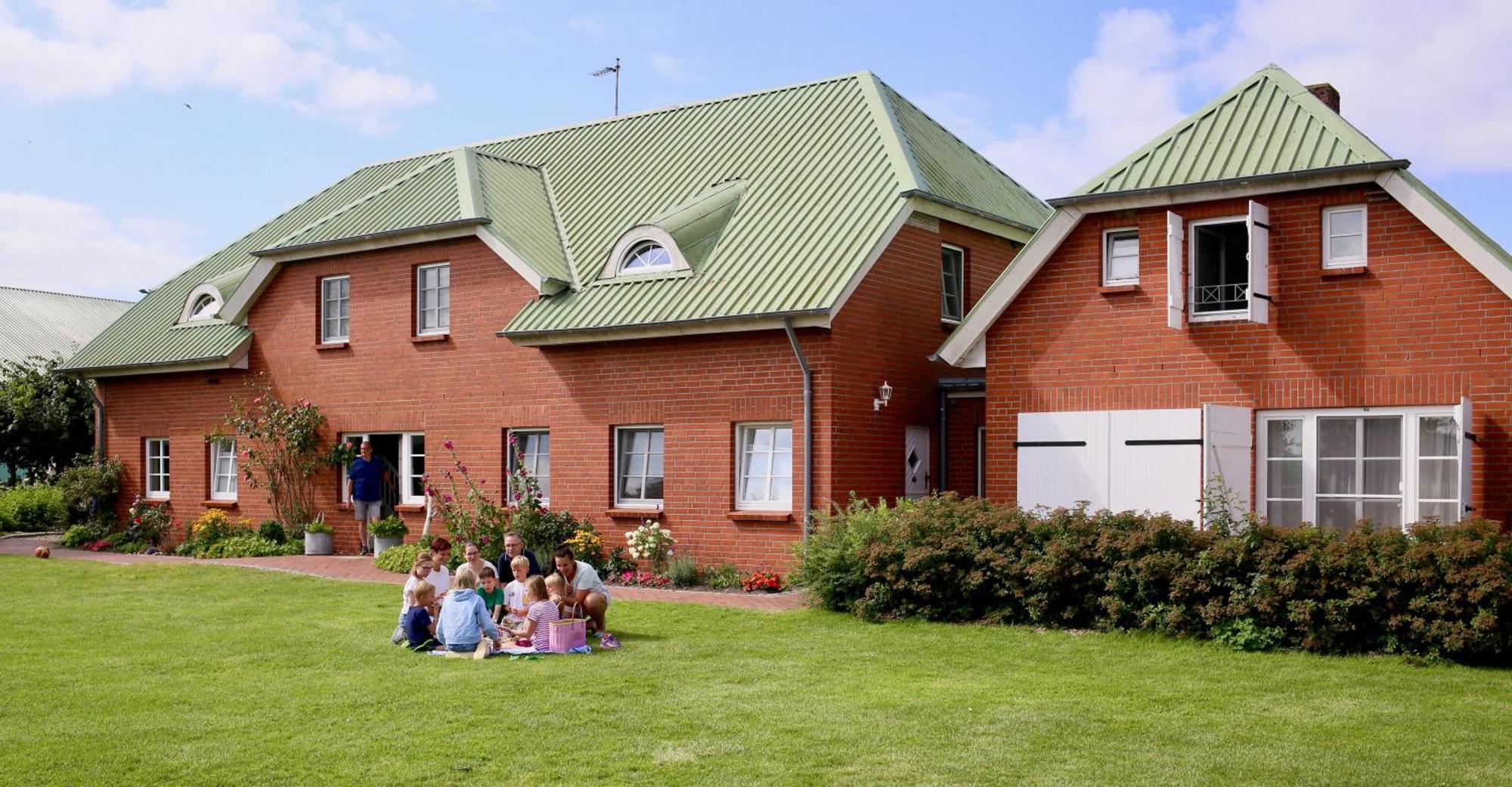 Nordsee Bauernhof Familie Wulff Fewo "Suedfall" Reussenkoge ภายนอก รูปภาพ